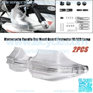2X Motorcycle Handle Bar Hand Guard Protector Wind Deflector ATV Handy Universal