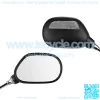 Bike Mirror RotatAnd Adjustable, Bike Rearview Mirror with Light Reflector, Safer No-shock Bicycle Mirror, 360 Rotation Rearview Mirror, Universal for Bike Bicycle