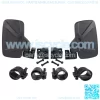NICHE Black Side View Mirror Set for John Deere Gator HPX XUV 550 560 590 835 (For: John Deere Gator CS) - Image 3