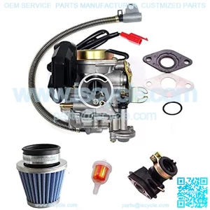 NEW 50CC CARBURETOR  Performance Adjustable CARBURETOR with electric choke for 50cc 80cc GY6 Engines