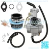 ATV Carburetor PZ20 Carb Set with Air Filter and Fuel Filter for 50cc 70cc 80cc 90cc 110cc 125cc Honda Baja Coolster Quad Pit Bike Dirtbike Go Kart Moped Scooter