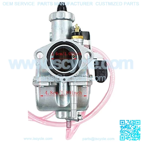 VM22 26m Carburetor with Air Filter Intake Compatible with Pipe Pit Dirt Bike Motorcycle 110cc 125cc 140cc Lifan YX Zongshen Pit Dirt Bike CRF70 XR50 KLX BBR Apollo Thumpstar Braaap Atomic DHZ SSR - Image 2