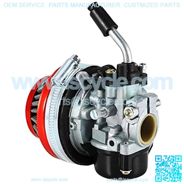 Carburetor Air Filter, Bicycle Carburetor Air Filter Professional Manufacturing Red Racing Carburetor Carb Air Filter for Bike