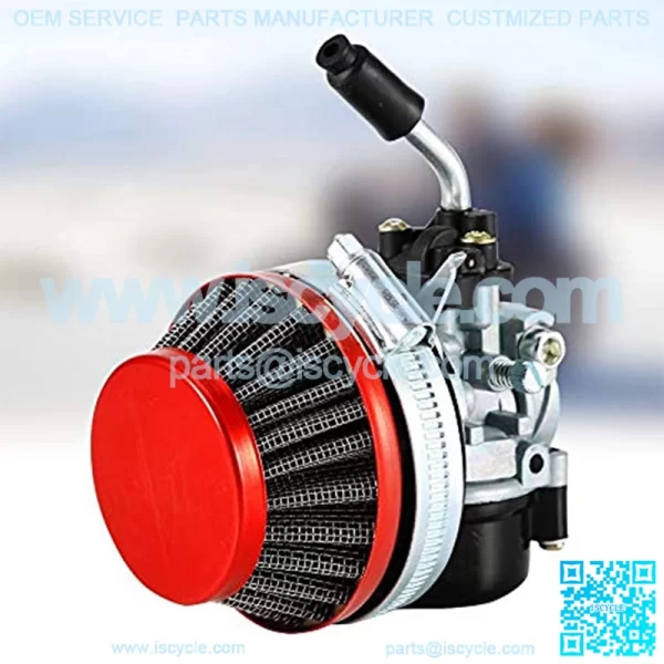 Carburetor Air Filter, Bicycle Carburetor Air Filter Professional Manufacturing Red Racing Carburetor Carb Air Filter for Bike - Image 2