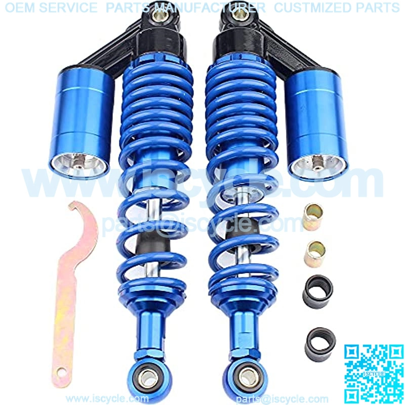 320mm Rear Air Shock Absorbers Fits GY6 Scooter Electric Scooter ATV Go Kart Quad Dirt Sport Bikes Universal Motorcycle - Blue