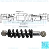 Suspension Shock 190mm 250lbs Rear Shock Absorber Suspension for 2 Stroke Quad ATV Pit Dirt Bike for Bike   car - Image 4