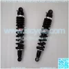 Suspension Shock 2 Pieces New 10mm Spring 400mm Rear Suspension Shock Absorber for ATV Quad Replace Motorcycle Black for Bike   car (Color : Black Silver) - Image 2