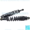 2pcs Spring 7mm Black 320mm 12.6inch Motorcycle Dirt Street Motor Bike ATV Quad Rear Shock Absorber Rear Suspension Bumper Motorcycle Shock Absorber Rear Motorcycle Shock Absorber