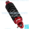 Shock Absorber, 11.4 inch Universal Shocks Struts Rear Suspension Damper Adjustable Damping for Motorbike ATV Go Karts Black Red - Image 4