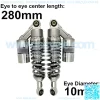 Universal 280mm Spring 8mm Motorcycle Dirt Bike Scooter ATV Rear Air Shock Absorbers Suspension - Image 2