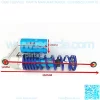 320mm A Pair Motorcycle Air Shock Absorbers Universal Fit For Suzuki Yamaha Kawasaki ATV Go Kart Quad Dirt Sport Bikes (Silver Blue) - Image 3
