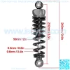 Shock Absorber, 8.3in Steel Alloy Spring Shock Absorber Rear Suspension Adjustable Spring Pressure Universal for Motorcycle Scooter ATV Off-road Vehicle Moped - Image 5