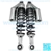 12.60in 320mm Universal Motorcycle Rear Air Shock Absorbers For Yamaha Kawasaki Honda Suzuki Pit Dirt Bike Quad ATV Go Kart (Black&Silvery) - Image 2