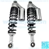 12.60in 320mm Universal Motorcycle Rear Air Shock Absorbers For Yamaha Kawasaki Honda Suzuki Pit Dirt Bike Quad ATV Go Kart (Black&Silvery) - Image 4