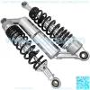 12.60in 320mm Universal Motorcycle Rear Air Shock Absorbers For Yamaha Kawasaki Honda Suzuki Pit Dirt Bike Quad ATV Go Kart (Black&Silvery) - Image 5