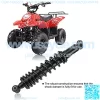 Motorcycle Shock Absorber, Damper Shock 360mm / 14.2in ATV Motorcycle Shock Damper Spring Shock Strut Suspension Strut Universal for Front and Rear - Image 5