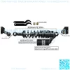 12 5/8" 320mm Rear Shock Absorber Suspension for ATV Quad Go Kart Dirt Sport Bikes - Image 2