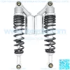 320 mm Motorcycle Air Shocks Absorber Fit for Honda Yamaha Kawasaki Suzuki ATV Go Kart Quad Dirt Sport Bikes(Black/Silvery,1 Pair) - Image 5