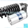 2 Pcs 340mm Air Shock Absorber ATV Motorcycle Quad Suspension Shocks For Motorcycle, ATV, Quad, Dirt Bike, Go Kart, Black & Silver - Image 4
