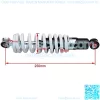 9.8" 250mm Rear Shock Absorber Suspension for Scooter ATV Quad Buggy Kazuma JCL - Image 3