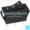 5Pcs AC 20A/125V 22A/250V SPDT 3 Terminal 3 Position On-Off-On Switch Boat Rocker Switches Black - Image 3