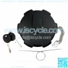Tank cap,Fuel tank cap with 2 keys, black,Locking,truck Diesel 80mm