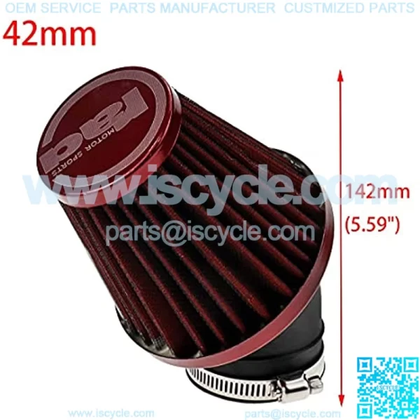 Universal Motorcycle Air Filter Replaceable Motorcycle Modified Parts For Increasing Air Flow Into Engine - Image 2