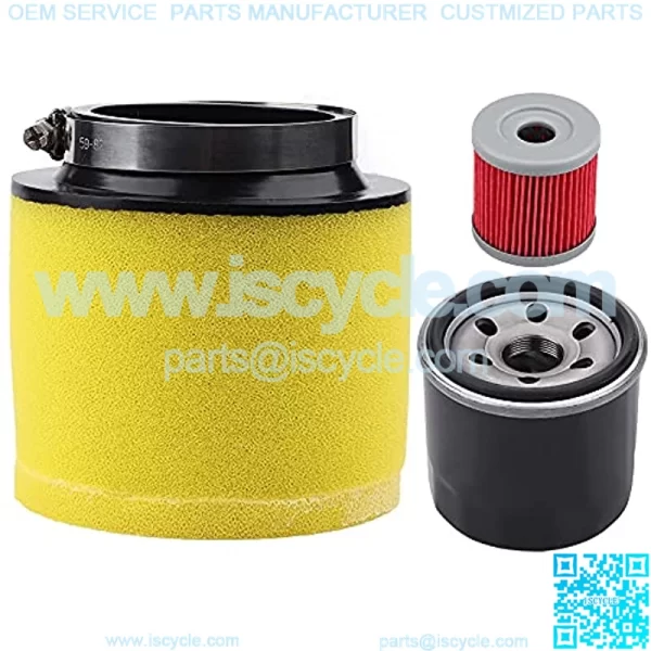 Tvent 0470-391 Air Filter with Oil Filter Replacement for Arctic Cat 375 454 400 500 Bearcat 2x4 4x4 0470-322 ATV Parts