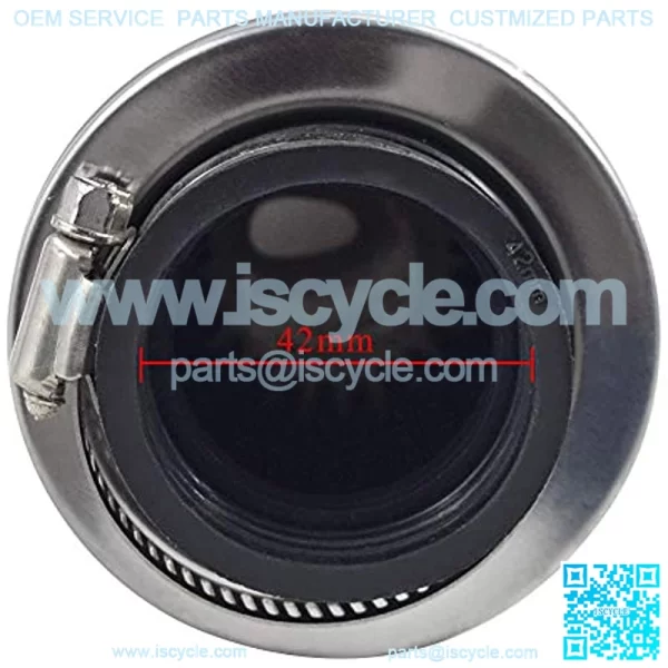 Black 42mm Warehouse Performance Air Filter Pod / 150cc-250cc Motorcycle Scooter ATV Dirt Bike(1pc - Image 4