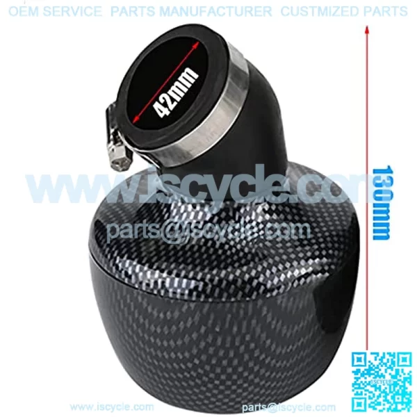 Carbon Fiber Universal Air Filter Cleaner for 150cc-250cc Motorcycle Scooter ATV Dirt Bike(42MM),5% coupon applied at checkout,with coupon - Image 2