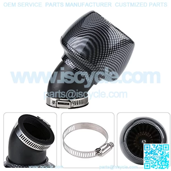Carbon Fiber Universal Air Filter Cleaner for 150cc-250cc Motorcycle Scooter ATV Dirt Bike(42MM),5% coupon applied at checkout,with coupon - Image 3