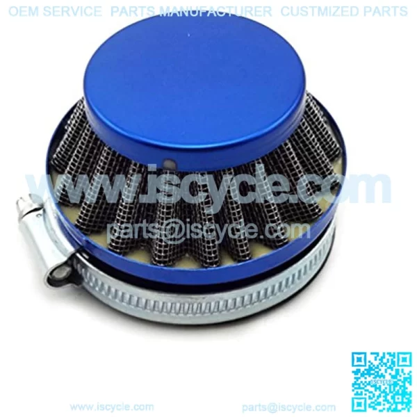 Blue 58-60mm Air Filter for ATV Pocket Bike Yamaha Honda Suzuki Kawasaki Motorcycle