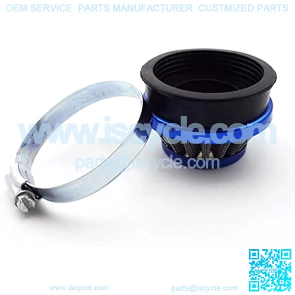 Blue 58-60mm Air Filter for ATV Pocket Bike Yamaha Honda Suzuki Kawasaki Motorcycle - Image 4