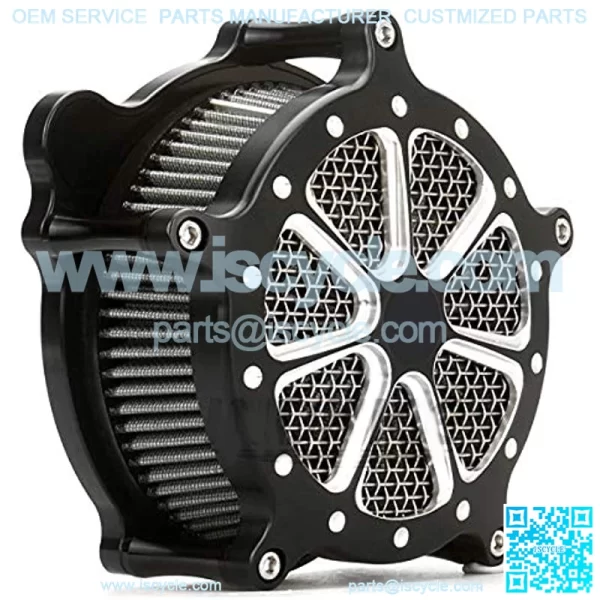 Black CNC Fit for harley Deluxe FLSTN Air Cleaner Slim FLS air filter Fit for harley air Intake Filter System Fit for harley Softail fatboy breakout Fit for harleyTouring bike Dyna fat bob 01-07