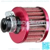 Universal 12mm Mini Red Cone Cold Air Intake Filter Turbo Vent Breather Car