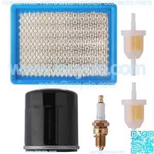 Club Car Tune Up Kit with Air Oil Fuel Filter Spark Plug for 1992-2004 Golf Cart DS Gas