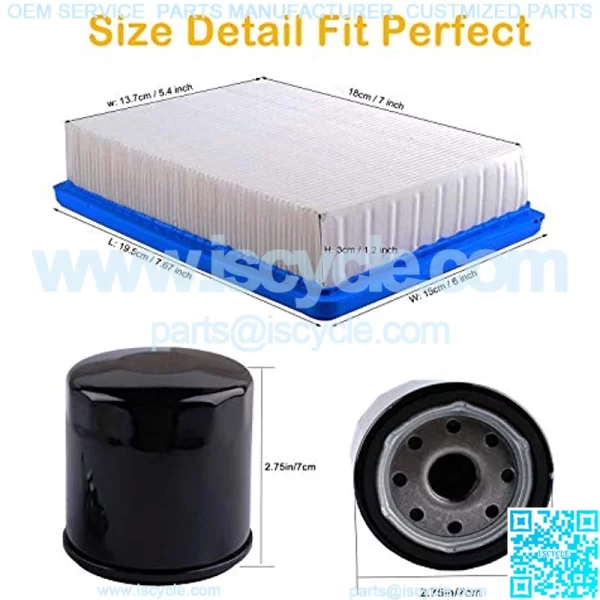 Club Car Tune Up Kit with Air Oil Fuel Filter Spark Plug for 1992-2004 Golf Cart DS Gas - Image 2