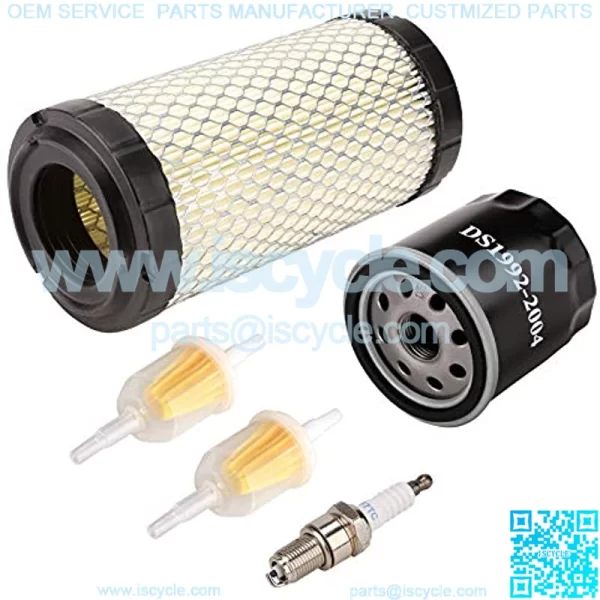 Golf Cart Tune Up Kit for Club Car Precedent 2004-2015 Gas Models, Air Filter 102558201 Oil Filter 1016467 Fuel Filter 102003201 Spark Plug BPR2ES - Image 3