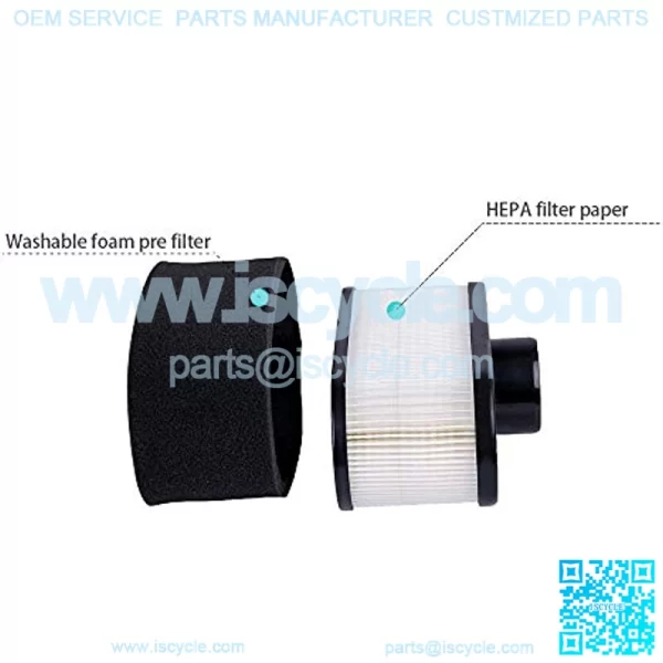 (Pack of 2) 11013-0726 11013-0752 Air Filter with 11013-7046 Pre Filter, for Kawasaki FR651V FR691V FR730V 4-Cycle Engine, Kawasaki Engine Part, Kawasaki Air Cleaner - Image 2