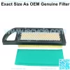 2 Pack 697153 Air Filter Replace for 697014 697634 698083 794422 795115 797008 OEM Air Cleaner Cartridge with 697015 Pre Filter Fits Lawn Mower Air Cleaner Element - Image 3