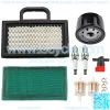 MIU11286 Air Filter with AM125424 Oil Filter for LA120 LA130 LA135 LA140 LA145 LA150 X130R X140 X155R X165 D130 D140 L111 L118 L120 Lawn Mower Tractor Snow Blower AM116304 Fuel Filter
