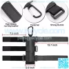 Portable Speaker Mount for Golf Cart Railing Bike or Boat -Waterproof Outdoor Adjustable Strap for Most Bluetooth Wireless Speakers Attachment Accessory Holder Bar Rail - Image 2