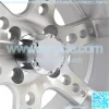 12" Golf Cart Wheel, Machined/Silver Rim & Center Cap, 12x7 ET-25 - Image 3