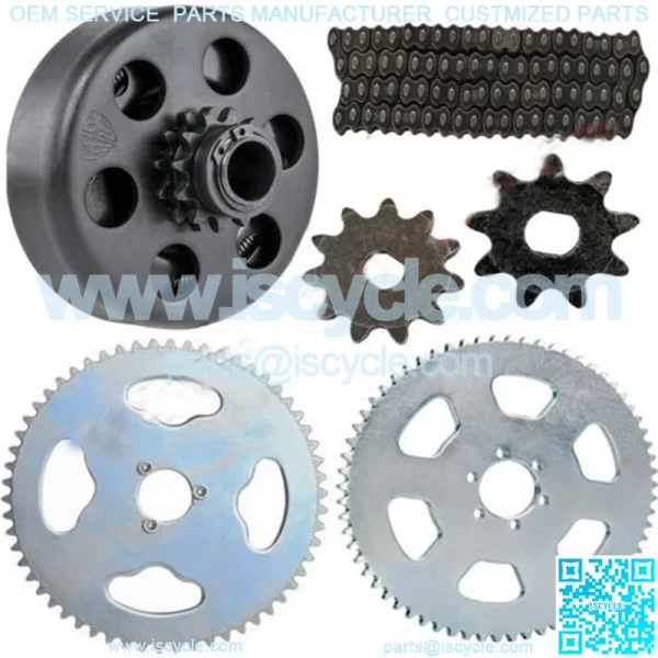 centrifugal go kart clutch 14t 3/4 bore with 420 chain 60t sprocket kit