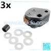 Drive Clutch Weights for Yamaha G2 G8 G9 G14 Golf Cart Rebuild Kit 1985-1995 - Image 2