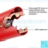 GA-ACC-01 2 Pcs 30A Alligator Clips Booster Jumper Cable for Car Battery Charging Charger, 6 mm Copper Terminal - Image 3