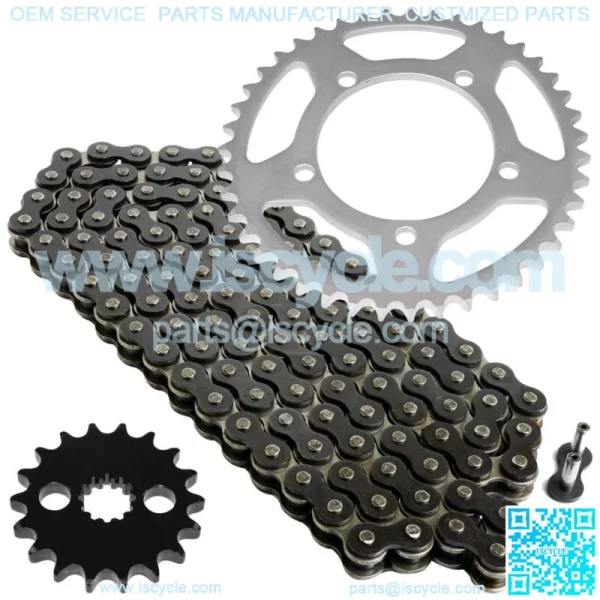 Black Drive Chain And Sprocket Kit for Suzuki GSX1300BK B-King 2008-2012