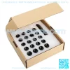 m12x1.5 Wheel Lug Nuts Black, (20+1)12mmx1.5 Spline Lugnuts Aftermarket Tuner YJ MK RT Accord Civic CRV Odyssey Element HR-V Legend XR-V Courier Escape Escort Fiesta Focus Fusion Sierra - Image 4