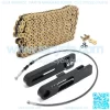 4.5"-9" Swingarm Extensions Brake Line Chain Remover Kit for KTM Duke 690 2008-2019 - Image 2