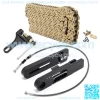 4.5"-9" Swingarm Extensions Brake Line Chain Remover Kit for KTM Duke 690 2008-2019 - Image 3